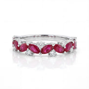 Ruby Marquise Blossom Band