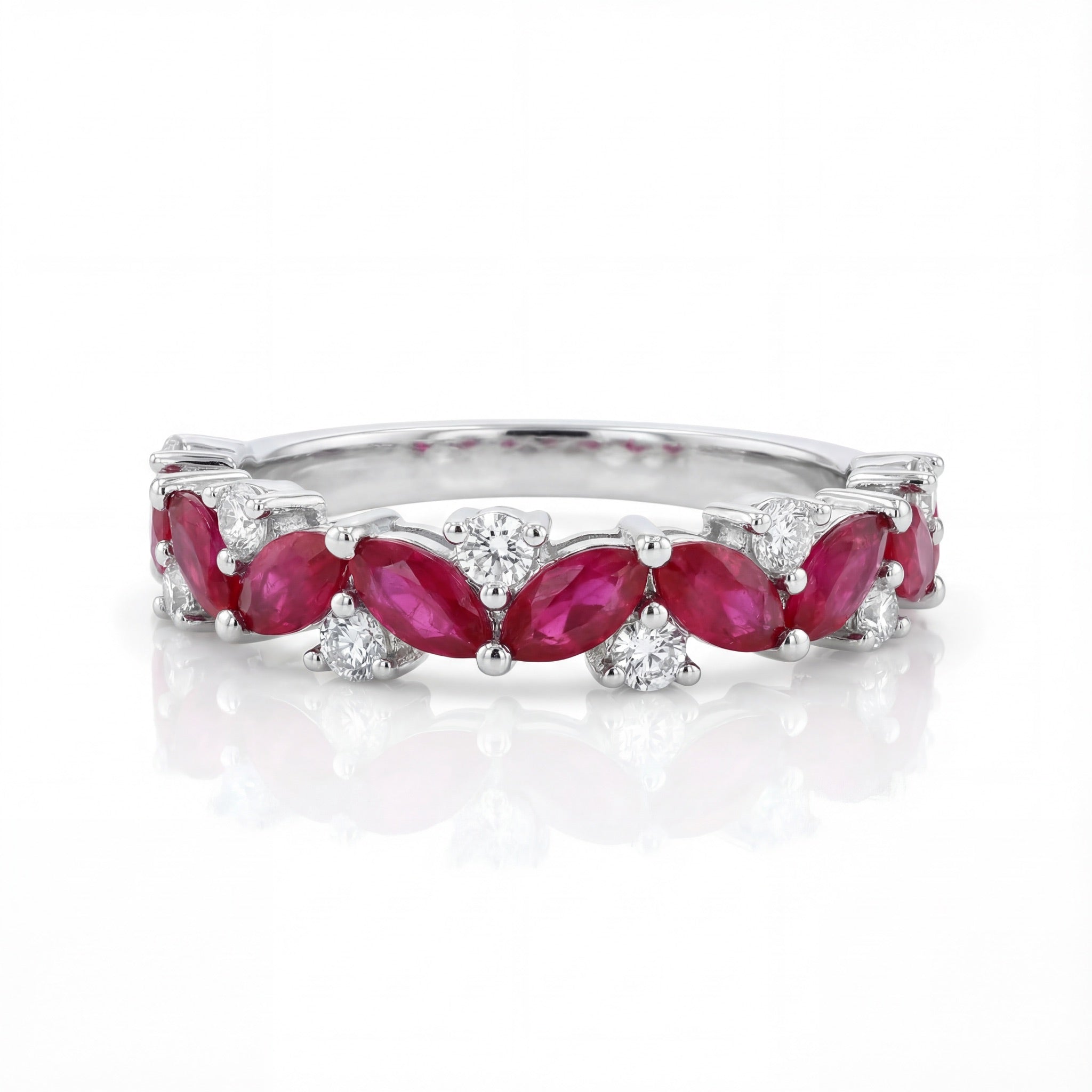 Ruby Marquise Blossom Band