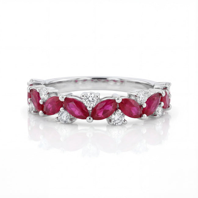 Ruby Marquise Blossom Band