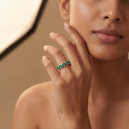 Emerald Eternity Band