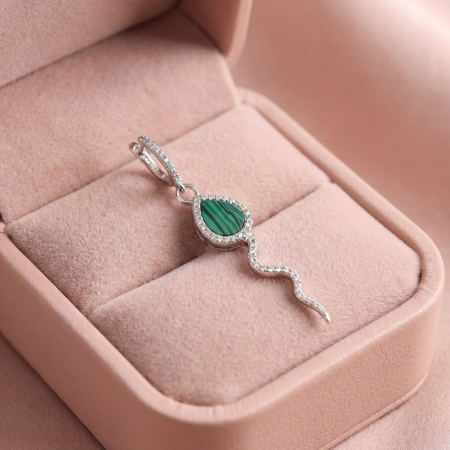 Roma Pavé Hoop Studs