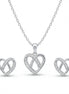 Infinite Love Diamond Heart Set