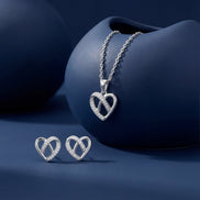 Infinite Love Diamond Heart Set