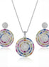 Rainbow Radiance Circular Diamond Set