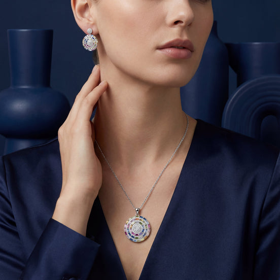 Rainbow Radiance Circular Diamond Set