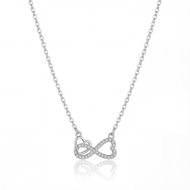 Infinity Love Diamond Pendant Necklace