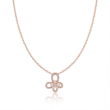 Fleur Éclat Diamond Pendant Necklace