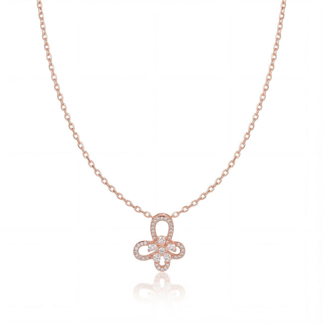 Fleur Éclat Diamond Pendant Necklace
