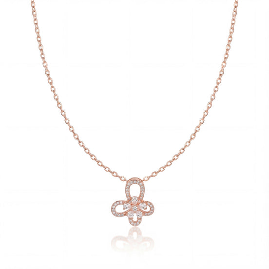 Fleur Éclat Diamond Pendant Necklace