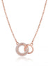 Eternal Interlock Diamond Circle Necklace