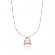 Grace Lock Mother-of-Pearl Pendant Necklace