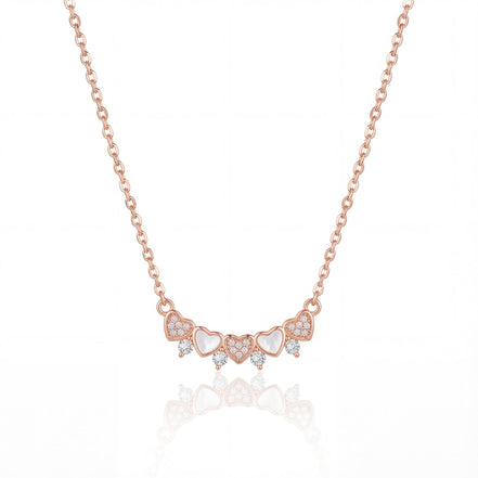 Love Harmony Multi-Heart Pendant Necklace