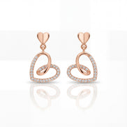 Infinite Love Interlock Drop Earrings