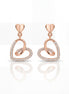 Infinite Love Interlock Drop Earrings