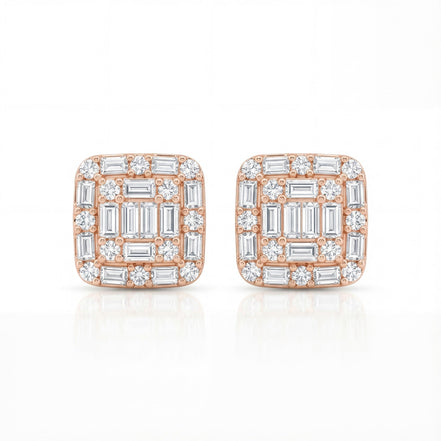 Regal Mosaic Diamond Studs