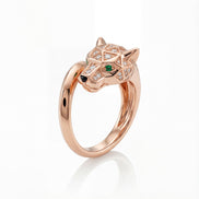 Rose Panther Icon Ring