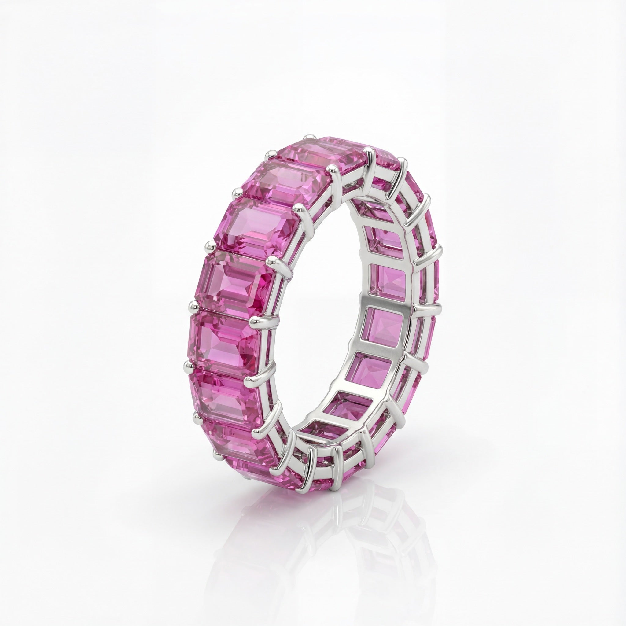 Pink Radiance Eternity Ring