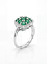 Emerald Royale Cluster Ring