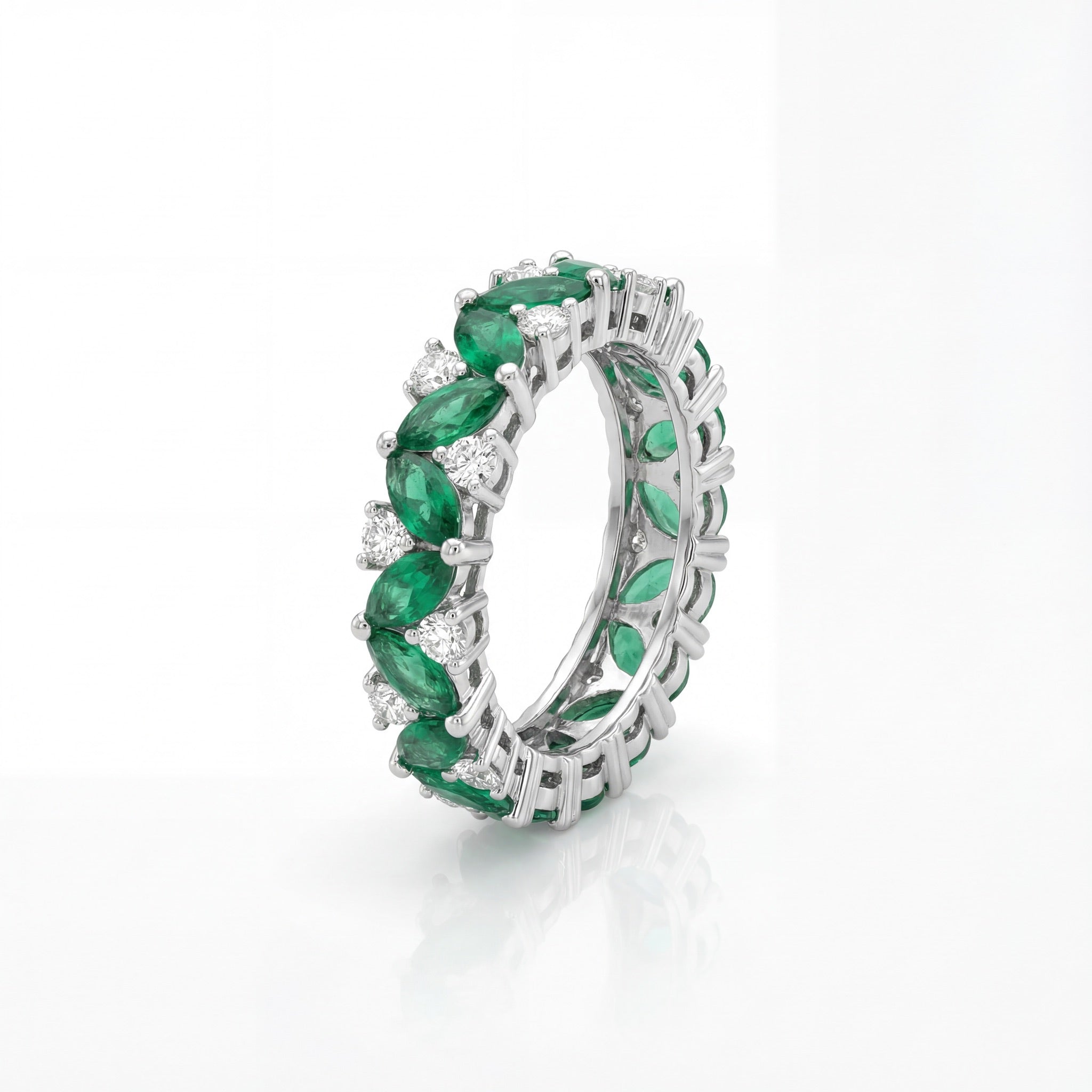 Emerald Eternity Band