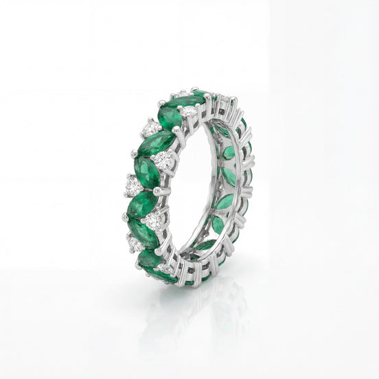 Emerald Eternity Band