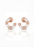 Aurora Circle Diamond Earrings