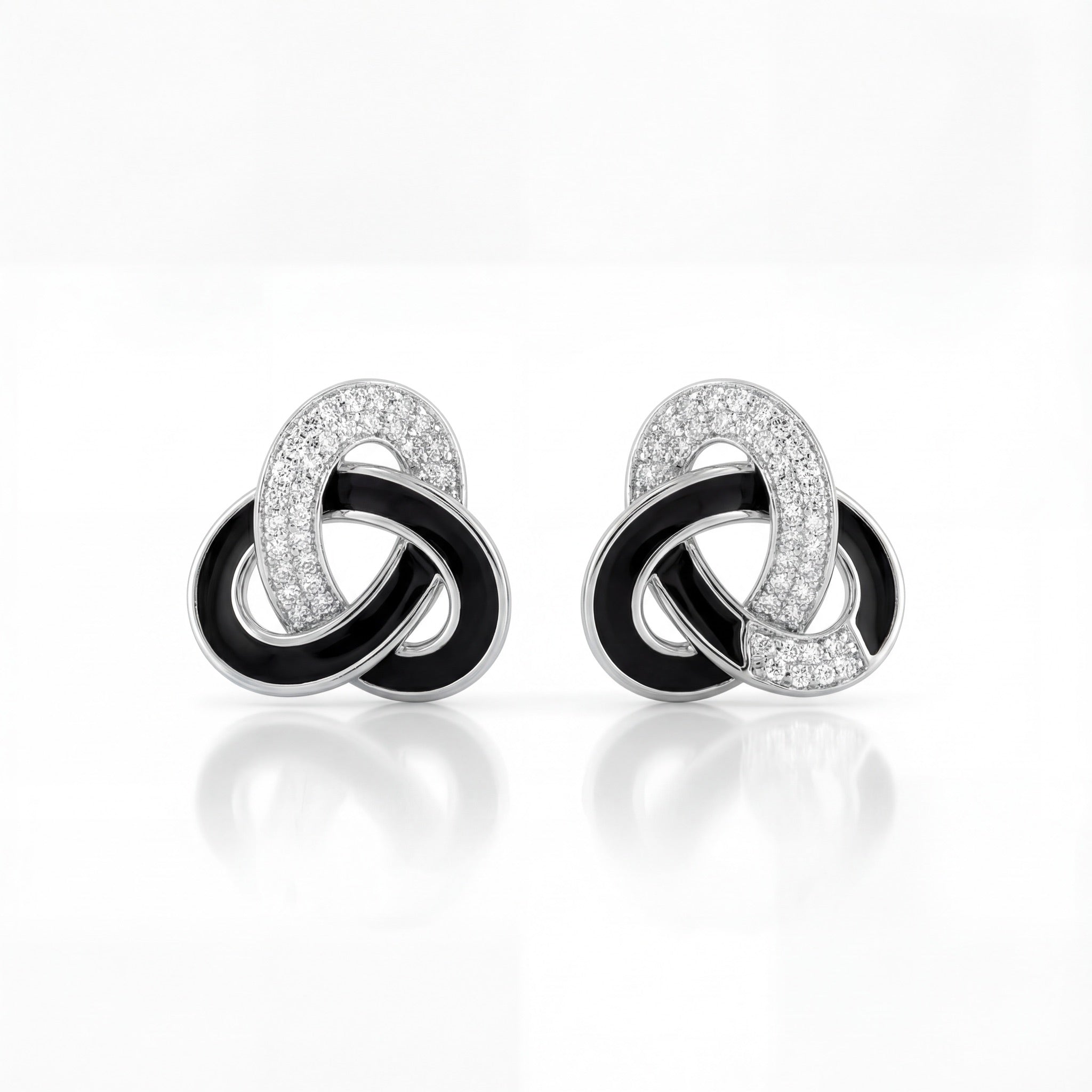 Eternal Interlock Stud Earrings