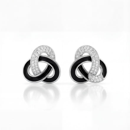 Eternal Interlock Stud Earrings
