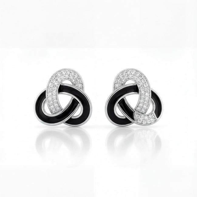 Eternal Interlock Stud Earrings