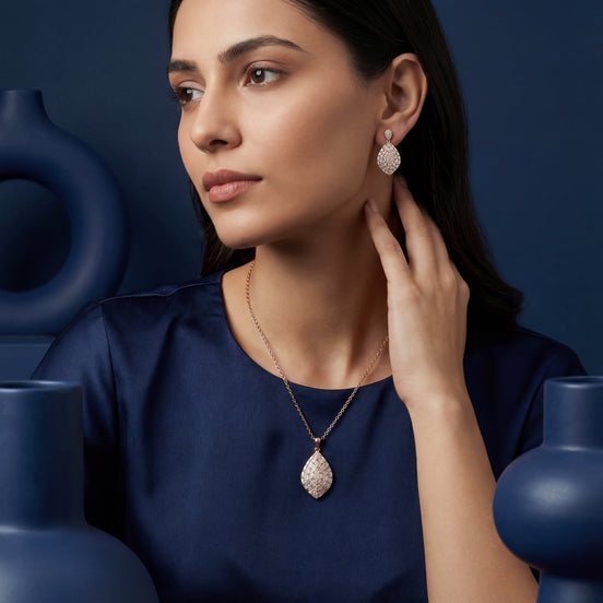 Rose Gold Luxe Marquise Diamond Set