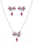Crimson Bow Elegance Set
