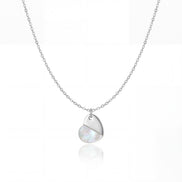 Pearl Aura Heart Pendant Necklace