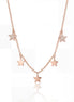 Starry Night Diamond Charm Necklace