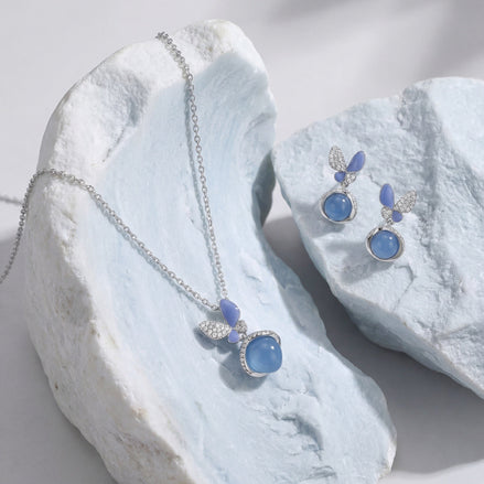 Azure Butterfly Bloom Set