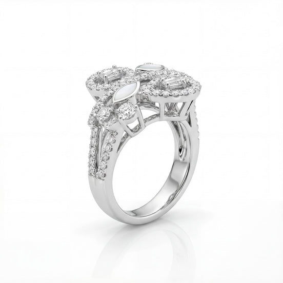 Aurora Bloom Diamond Ring