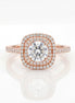 Classic Cushion Halo Solitaire