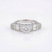 Imperial Baguette Solitaire Ring