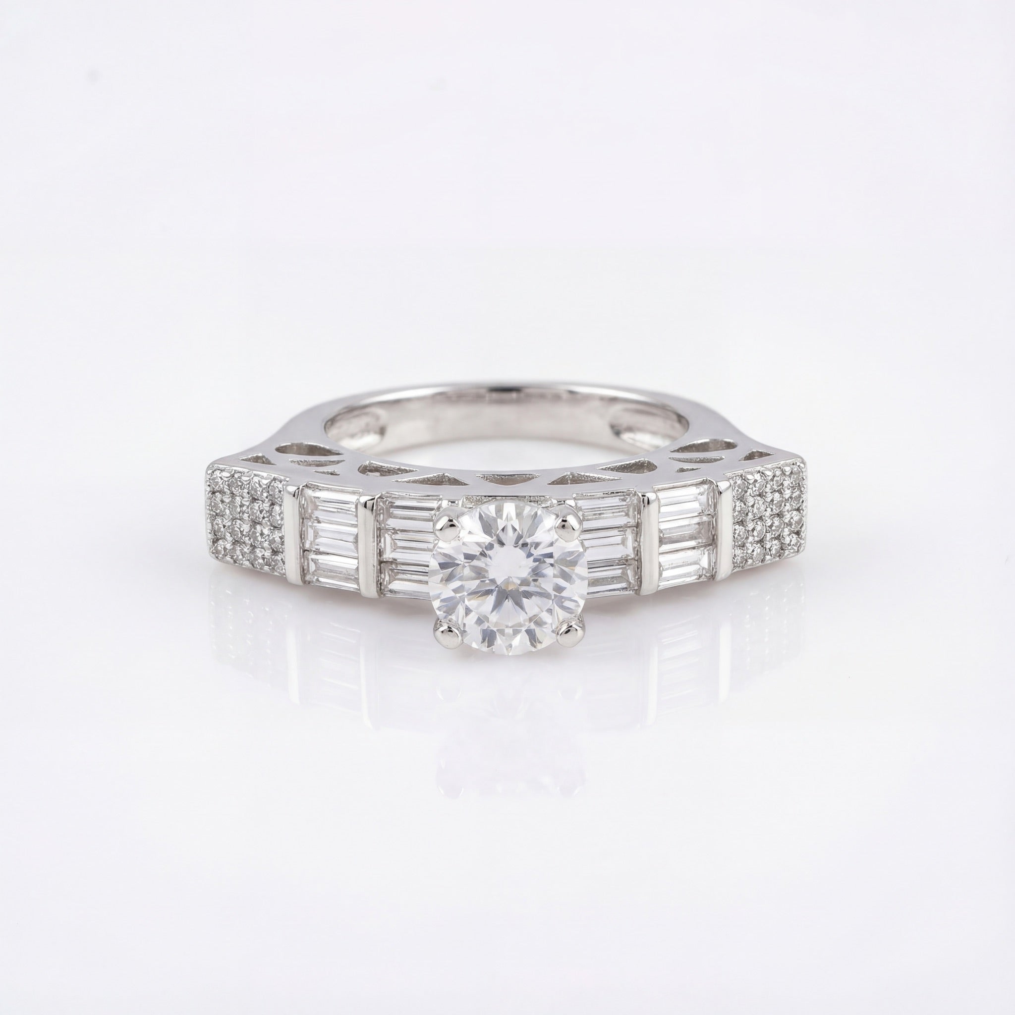 Imperial Baguette Solitaire Ring