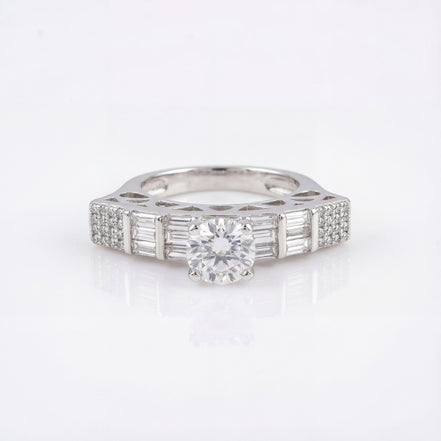 Imperial Baguette Solitaire Ring