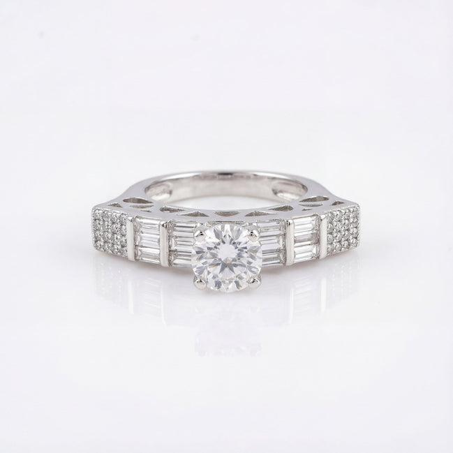 Imperial Baguette Solitaire Ring