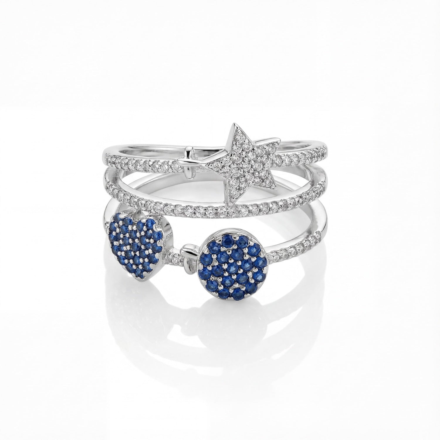 Braided Halo Duo Ring