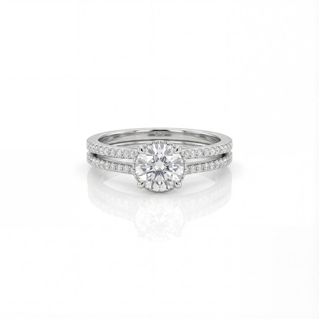 Eternal Solitaire Duo Ring