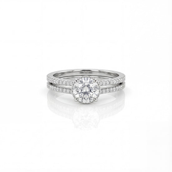 Eternal Solitaire Duo Ring