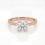 Rose Lumière Solitaire Ring