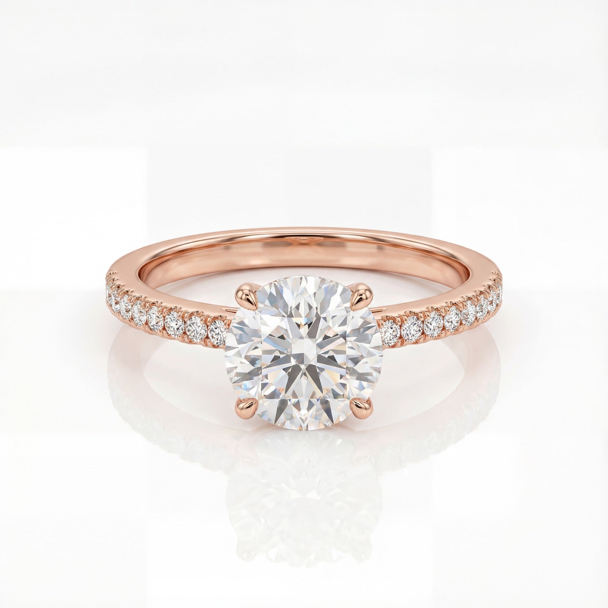 Rose Lumière Solitaire Ring