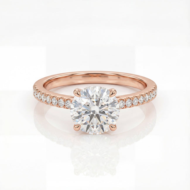 Rose Lumière Solitaire Ring