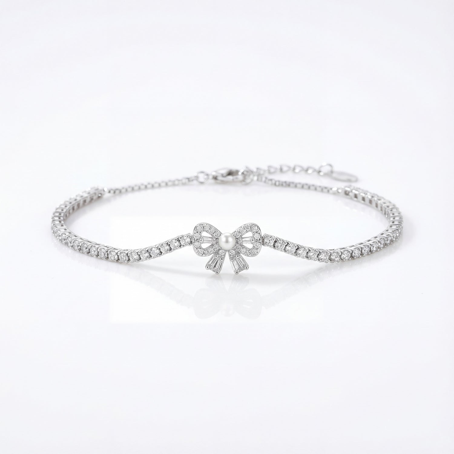 Pearl Bow Grace Bracelet