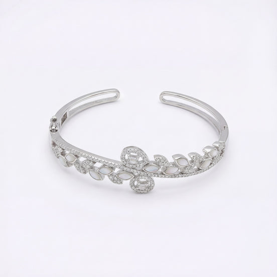 Regal Bloom Diamond Bangle