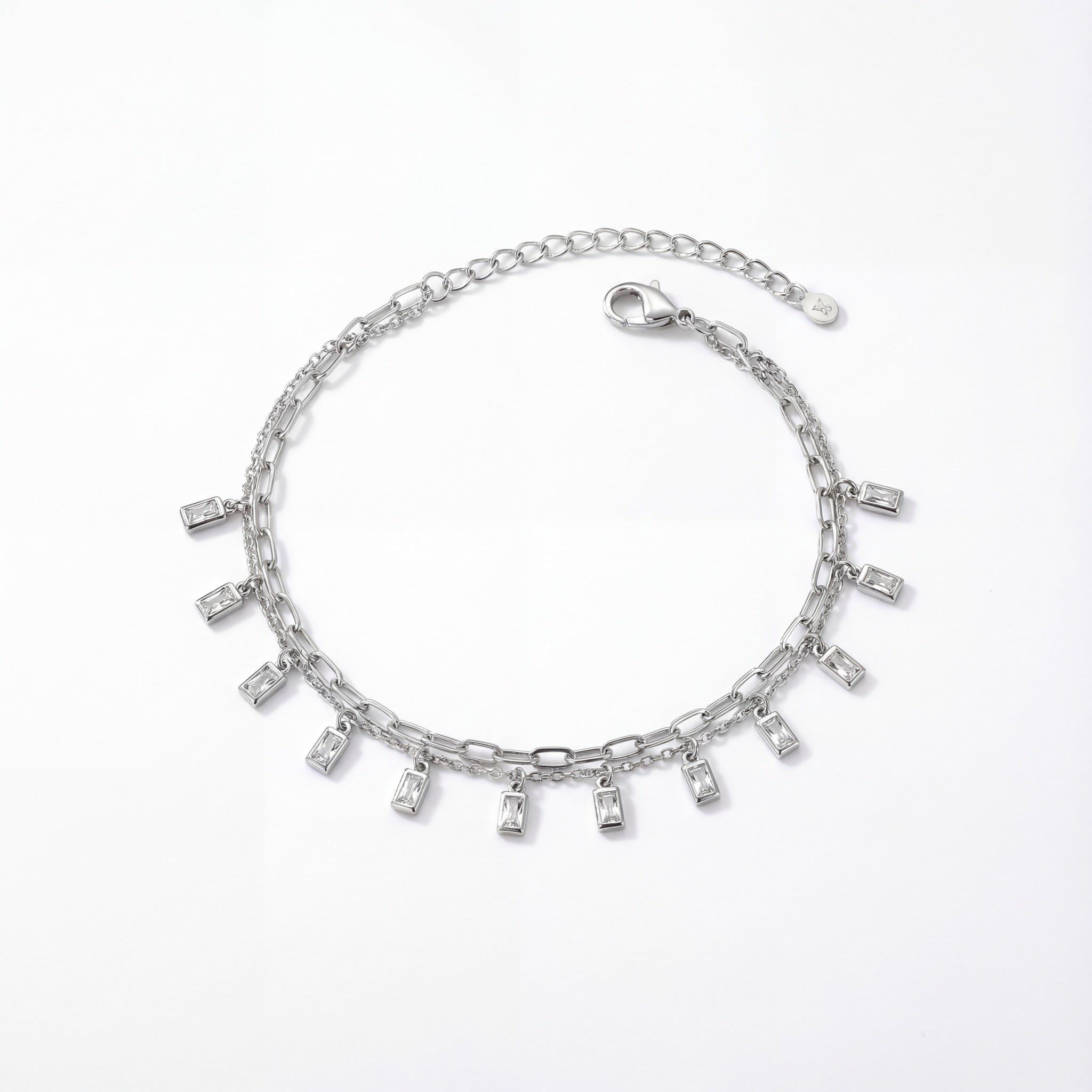 Prism Link Dangling Bracelet