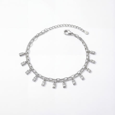 Prism Link Dangling Bracelet