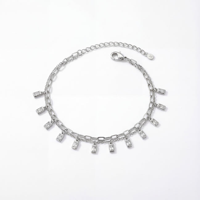 Prism Link Dangling Bracelet